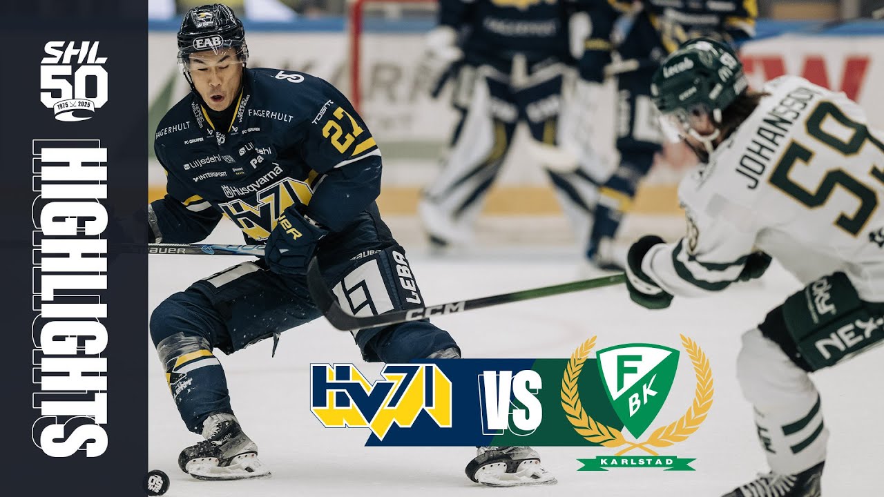 HV71 vs Färjestad | 2 okt 2025 | Highlights