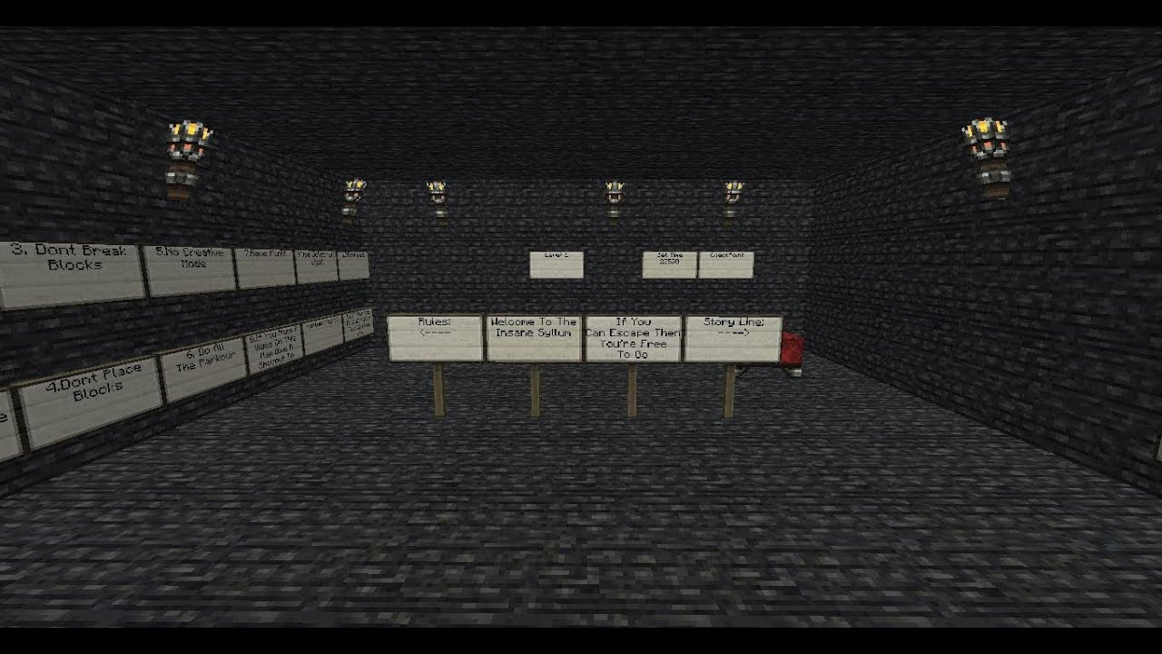 Custum Minecraft Parkour Map: Escape The Syllum 1.5.2
