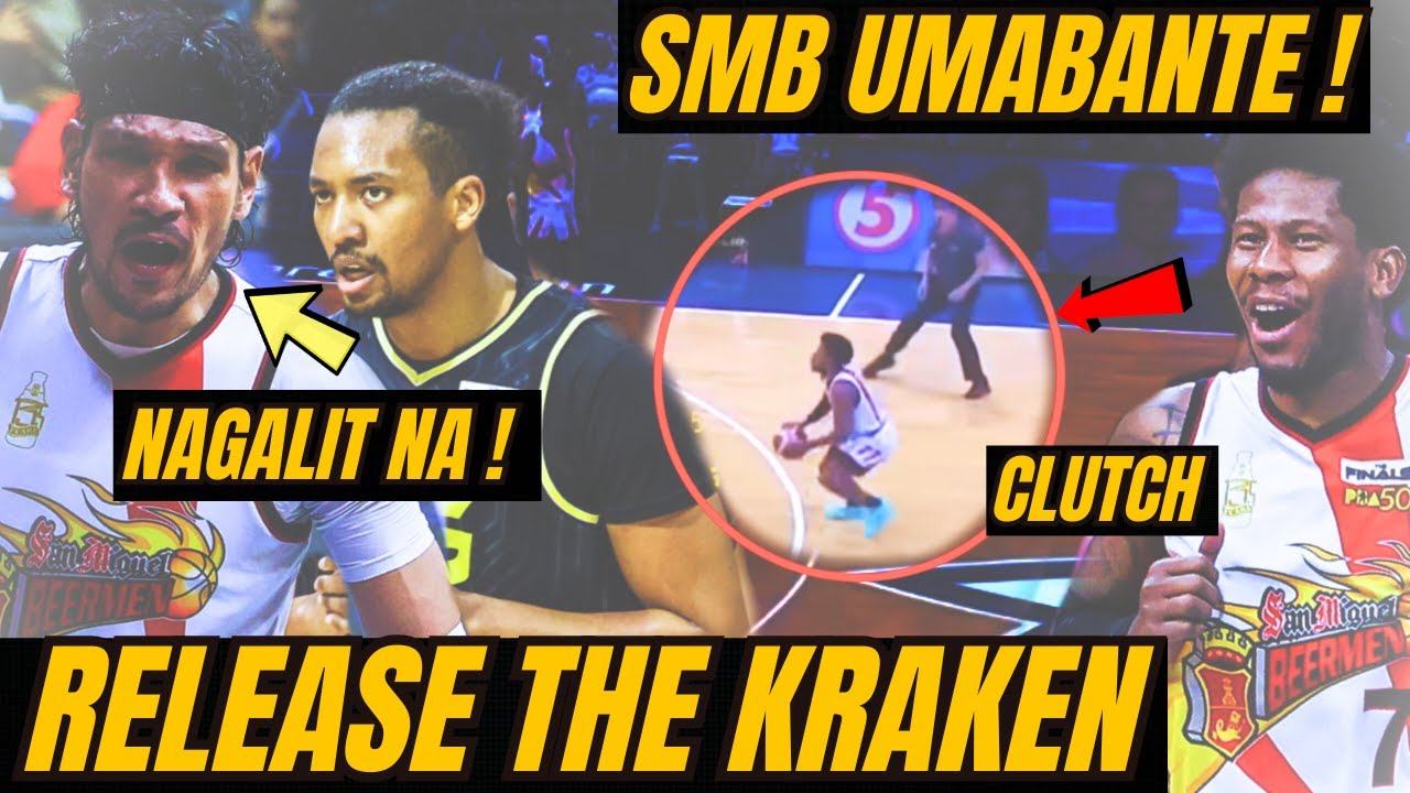 SAN MIGUEL UMABANTE !  2-1 NA ! CJ PEREZ CLUTCH MALALA ! JUNE MAR NAGALIT kay BGR !