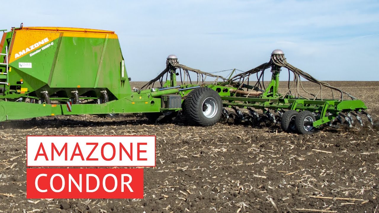 AMAZONE Condor: посіяти просто у стерню! Посівний комплекс для NO-TILL