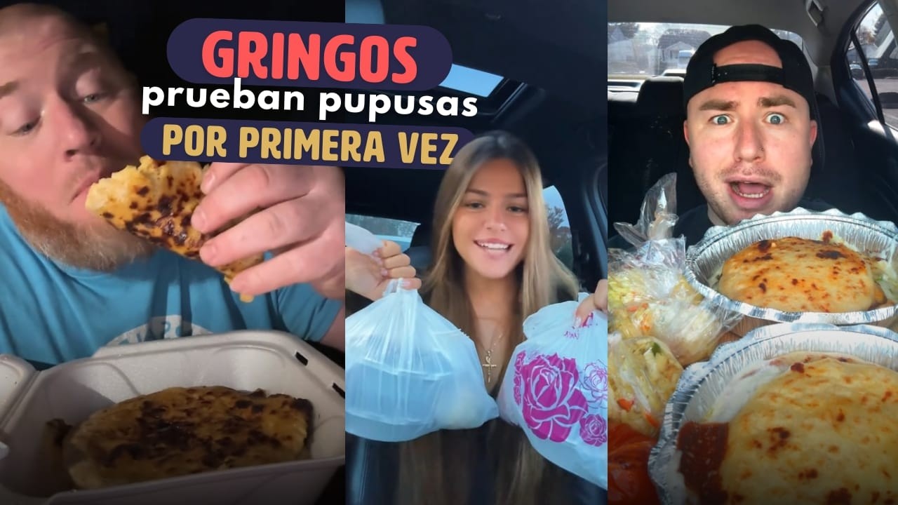 Gringos Reacciónan Probando PUPUSAS por Primera Vez