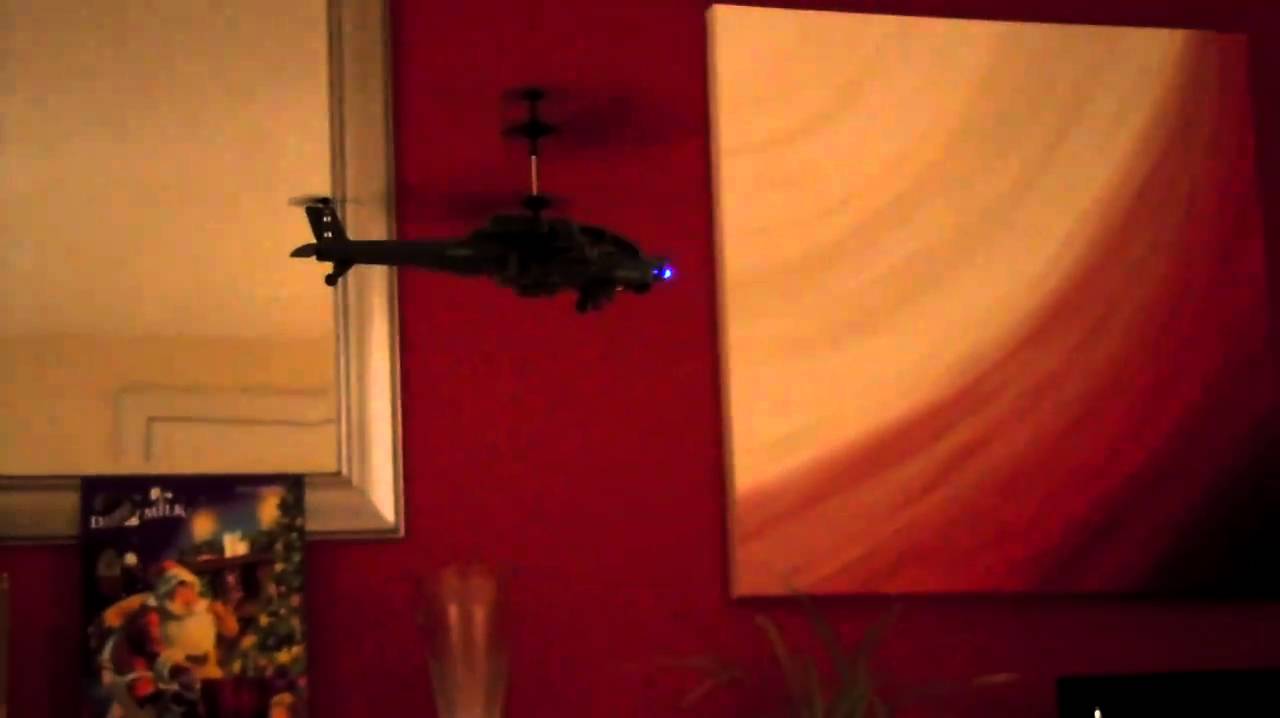 Mini Apache AH64 RC Helicopter Flight Test - www.supermarinemodels.com