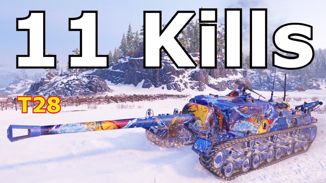 World of Tanks T28  - 11 Kills 7,8K Damage