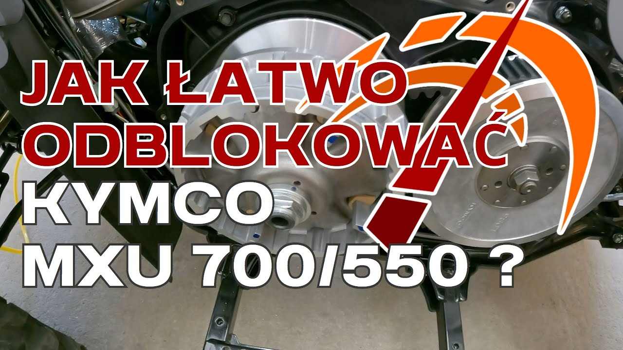 Odblokowanie Kymco MXU 700 / MXU 550 - tuleja wariatora, jak łatwo odblokować quada? 22105-LDB5-E00