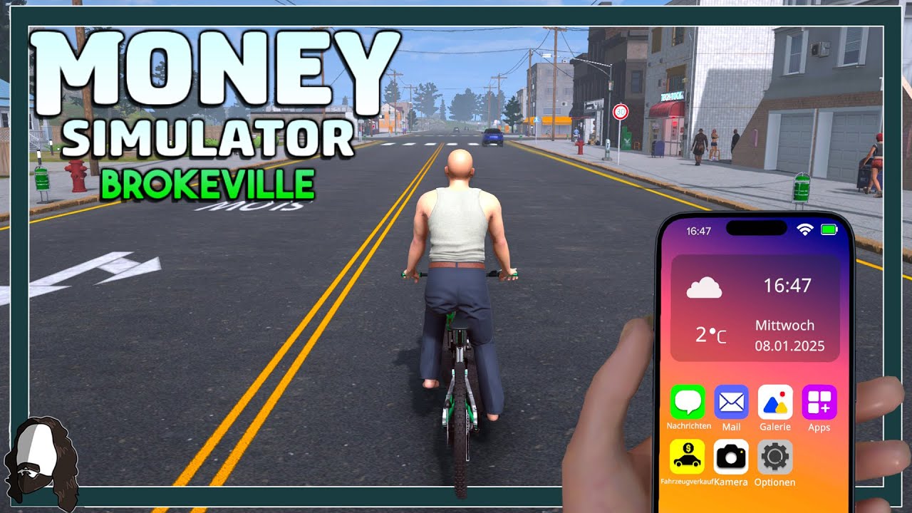 BARFU&szlig; ZUM MILLION&Auml;R - MONEY SIMULATOR: BROKEVILLE - ERSTEINDRUCK - DEUTSCH