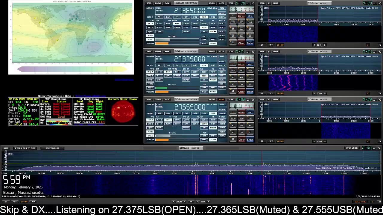 Live CB Radio Videogates Skip & DX 0600 - WE GOT THE DX!