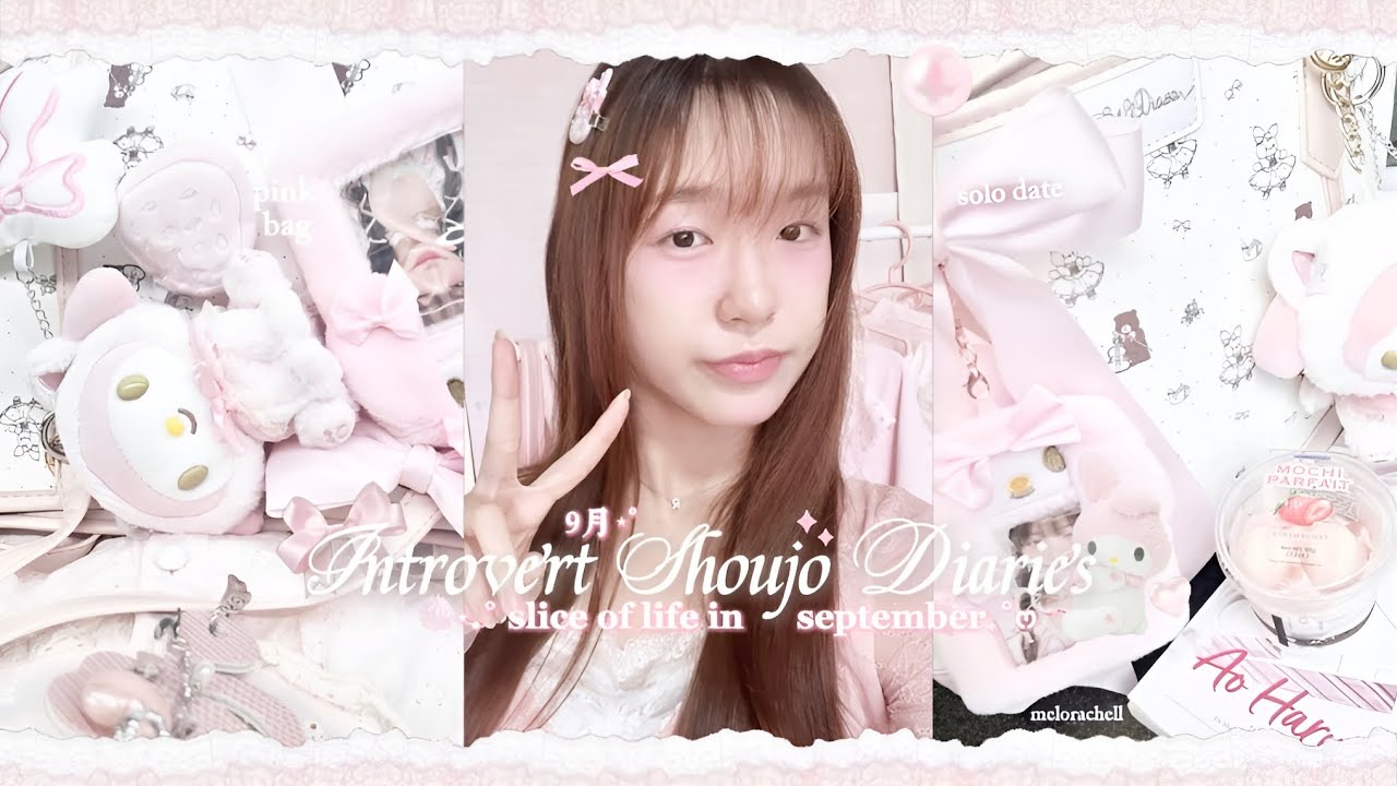 introvert shoujo diaries🐰🎀 ⋆. ୨୧˚⋆ | hanging out with friends, grwm, cute cafe, solo date