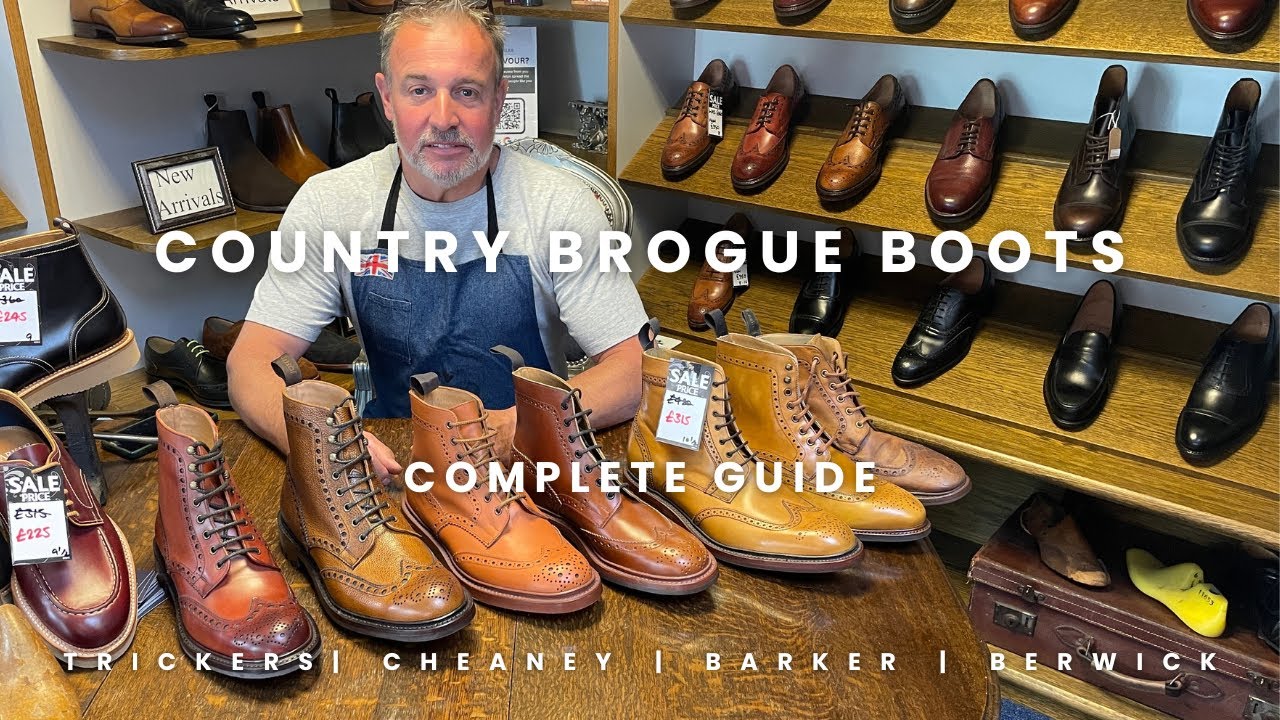 Сравнение английских кантри-брог: Trickers Stow, Cheaney Tweed C R, Barker Calder и ….