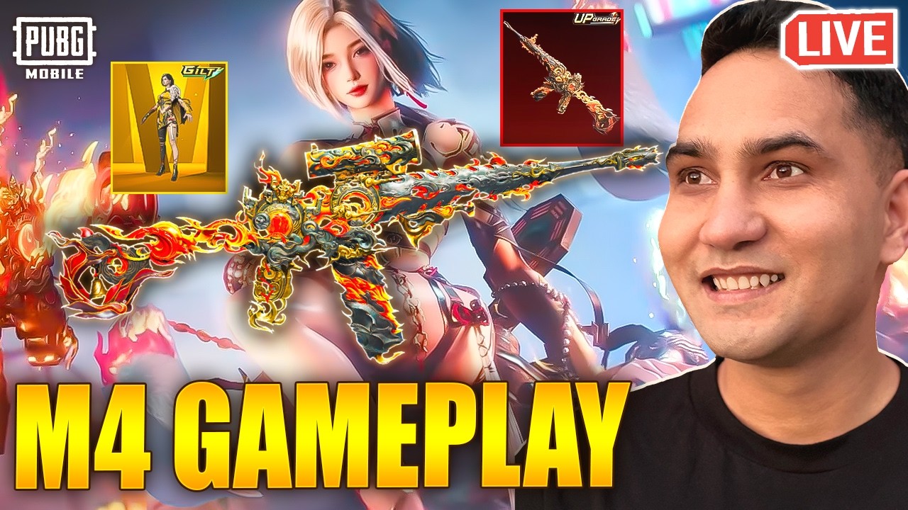(vert) FIRE M416 SQUAD WIPES | MAXED CRIMSON SKYBLADE M416 GAMEPLAY #shortsfeed