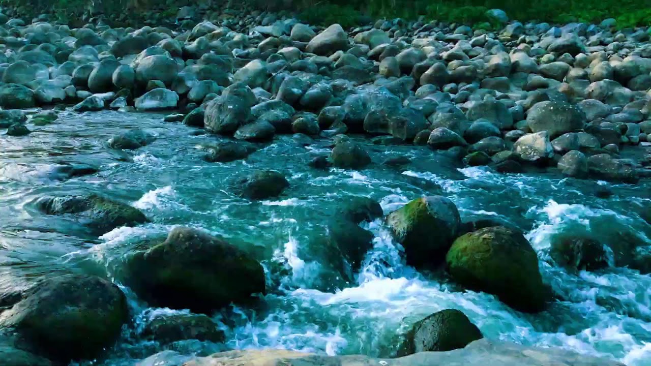 Peaceful Riverbank Background Noise | For Deep Relaxation, Spa & Wellness