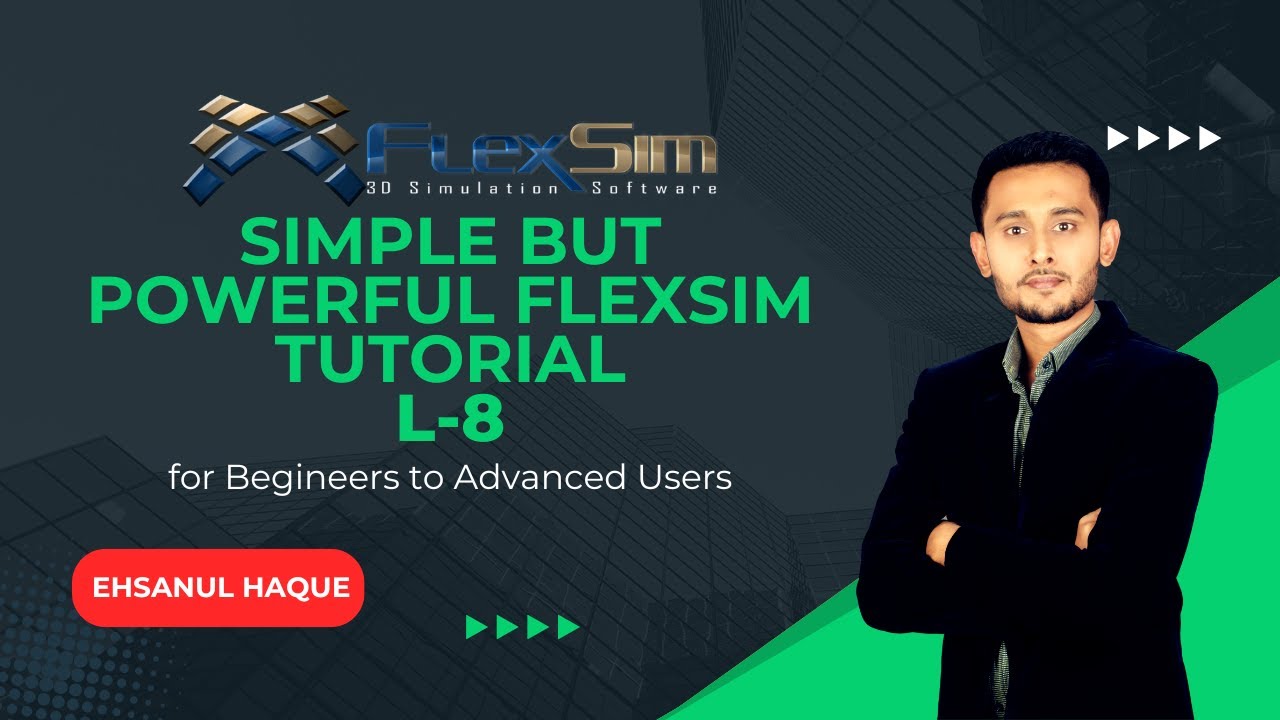 Simulating Product-Based Storage and Handling in FlexSim 2 || FlexSim Tutorial || 2025 || Lecture 8
