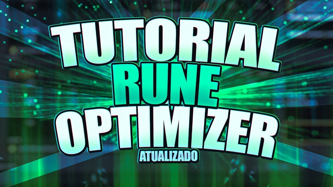 Tutorial OPTIMIZER Atualizado | Summoners War: Sky Arena