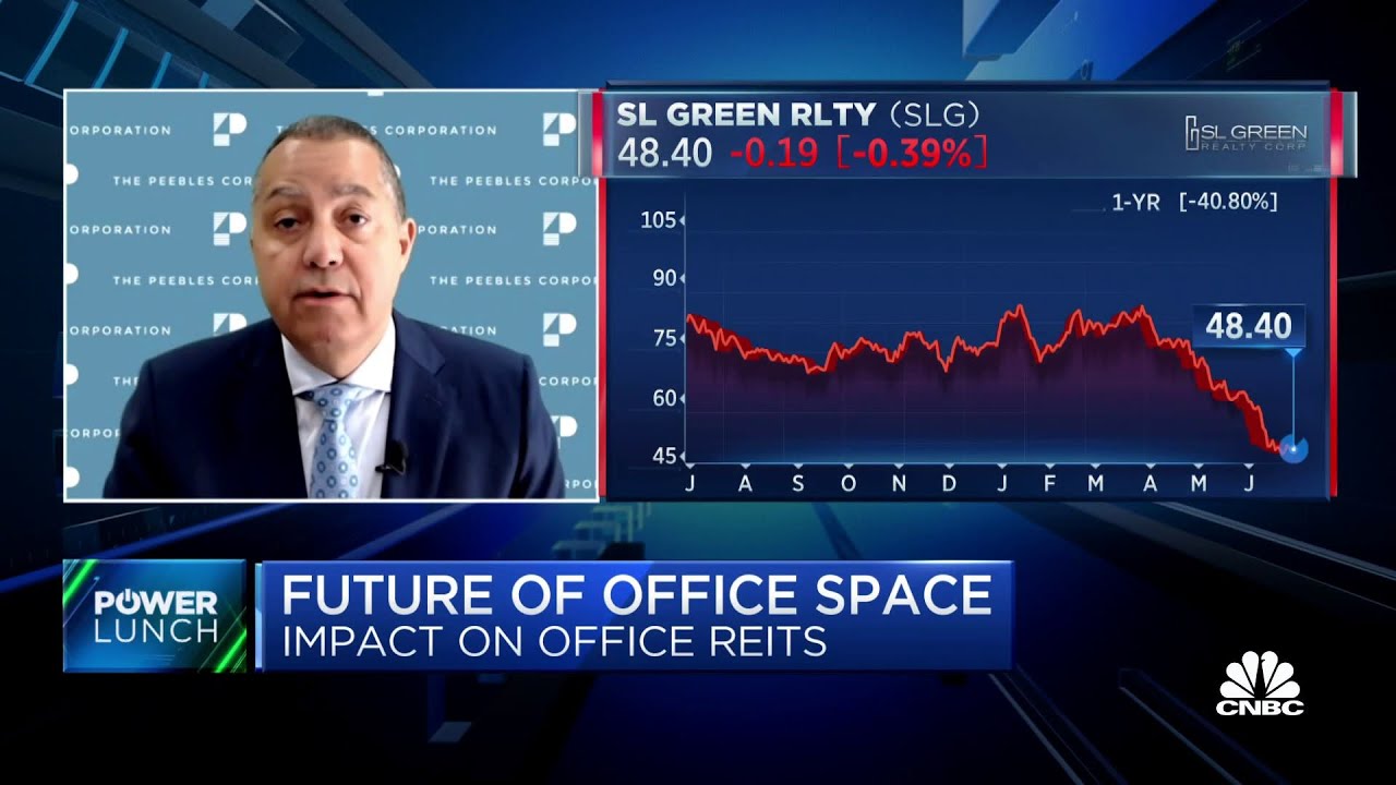 I would stay away from the office REITs right now: Don Peebles
