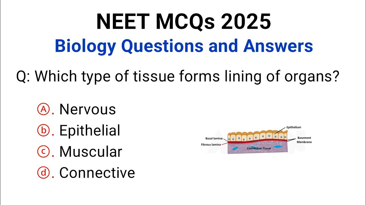 Neet Mcq 2025 | Neet Biology Mcq | Biology Questions and Answers