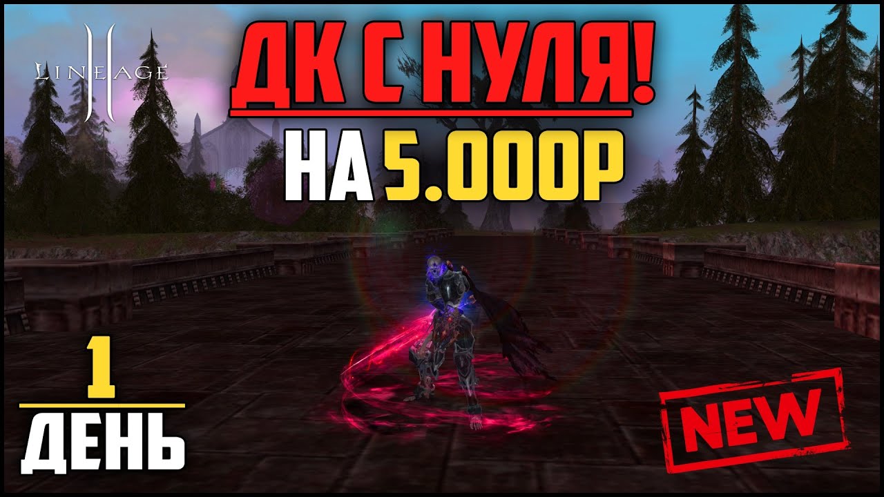 Первая серия. ДК на минимальном донате в Lineage 2. Основная версия л2 на руоффе.