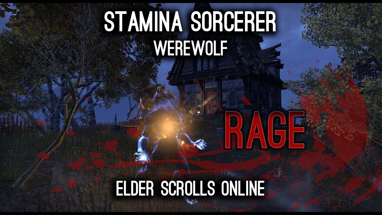 Stamina Sorcerer Werewolf PVP Build 
