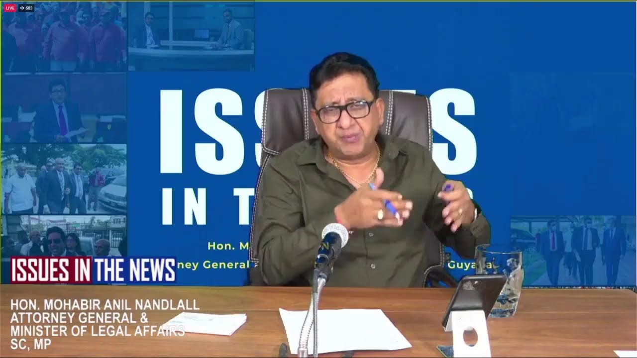 ISSUES IN THE NEWS WITH A.G MOHABIR ANIL NANDLALL
