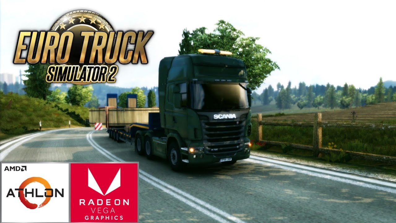 ETS2 - AMD Athlon 3000G With Radeon Vega 3