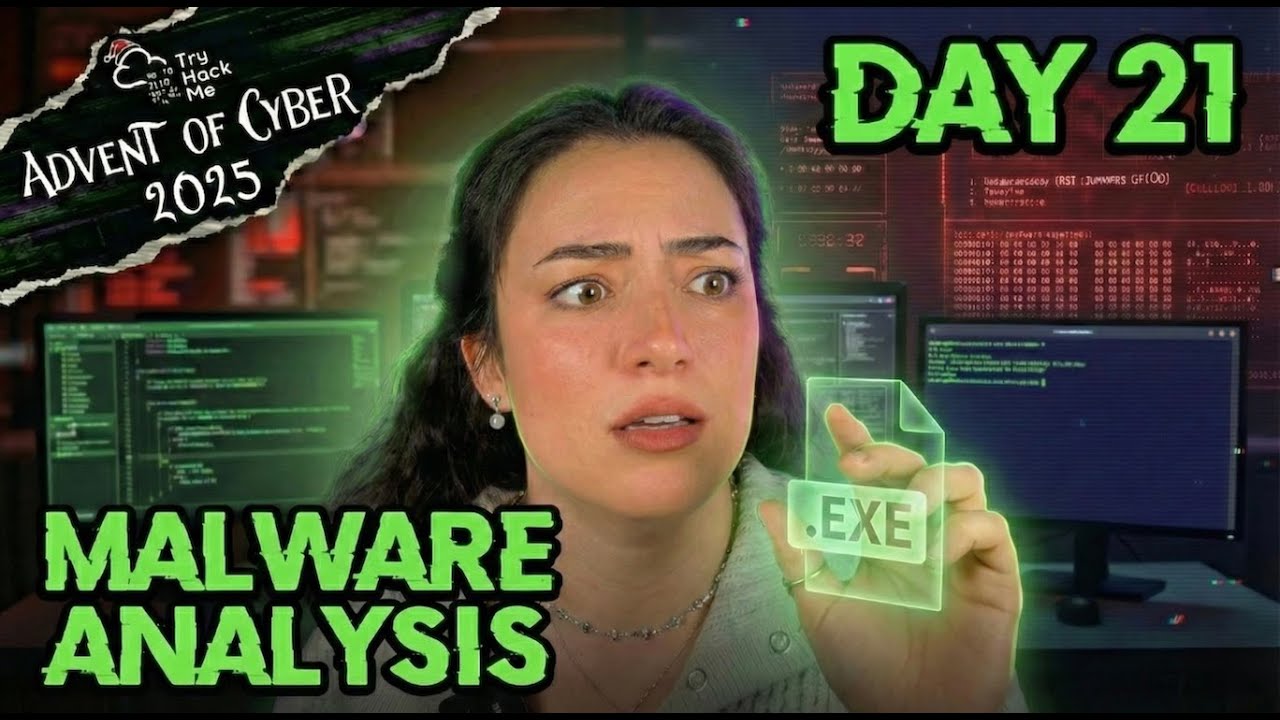 Malware Analysis Walkthrough | TryHackMe AoC 2025 Day 21