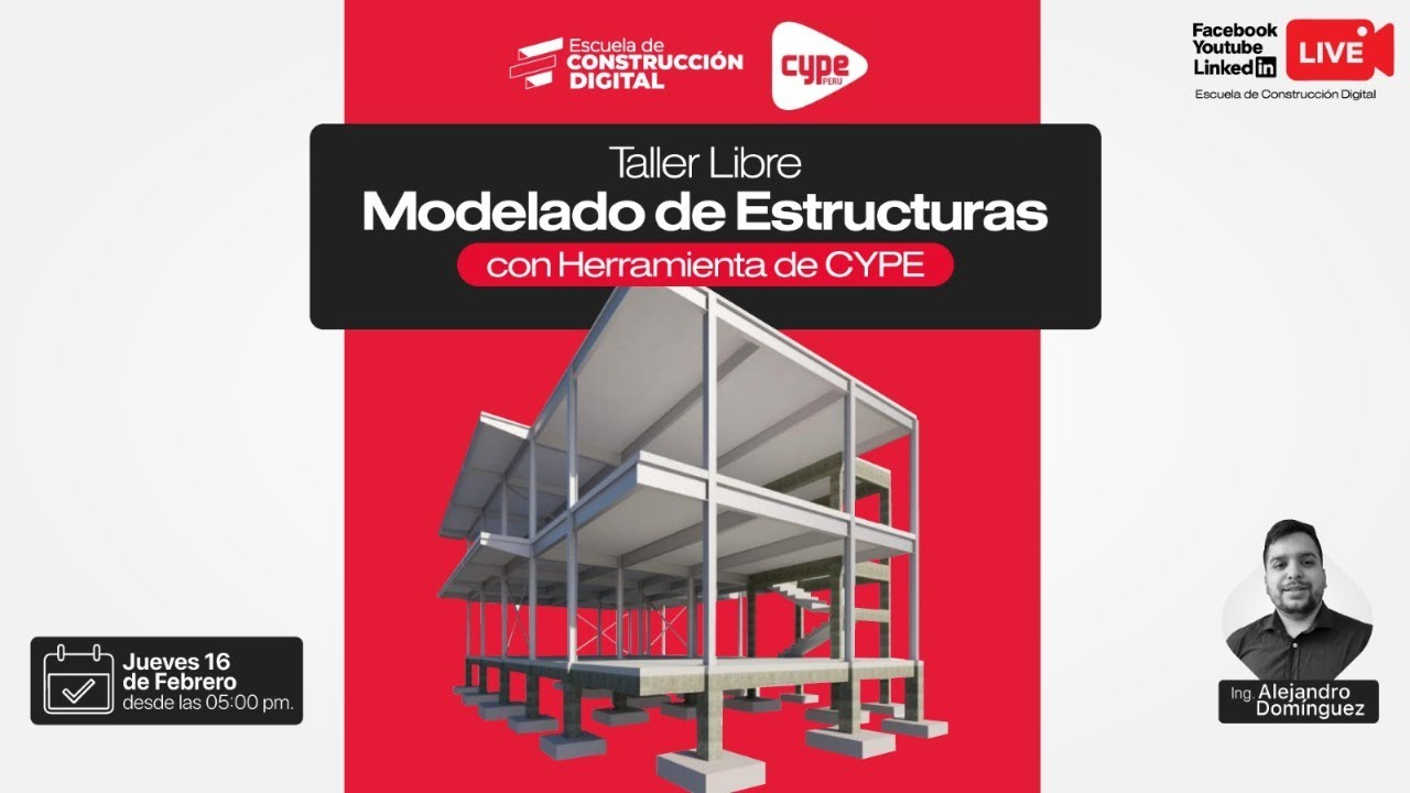 🚧Taller Libre: Modelado de Estructuras con Herramientas de CYPE👷