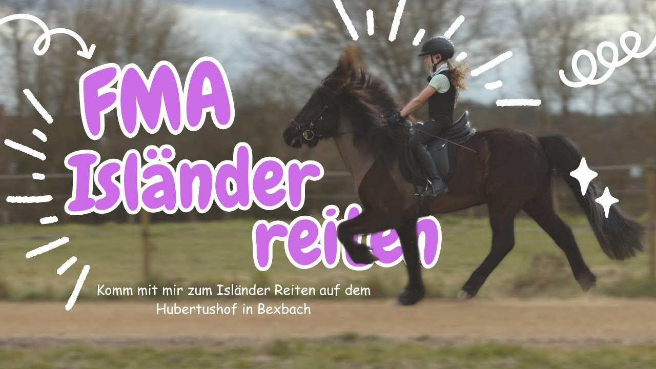 FMA II Das erste mal ISLÄNDER reiten auf dem HUBERTUSHOF