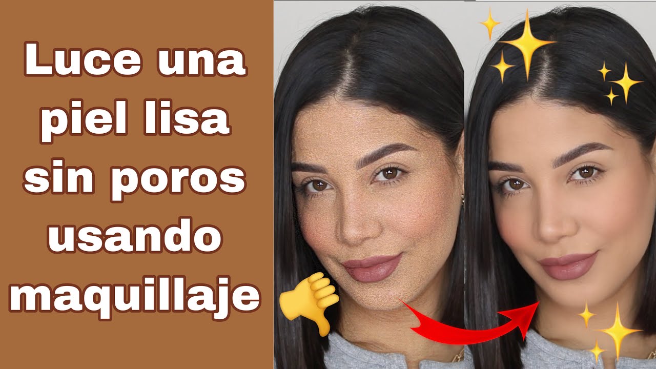 PIEL DE TERCIOPELO! Disimula los poros y mejora la textura de tu piel con este truco de maquillaje
