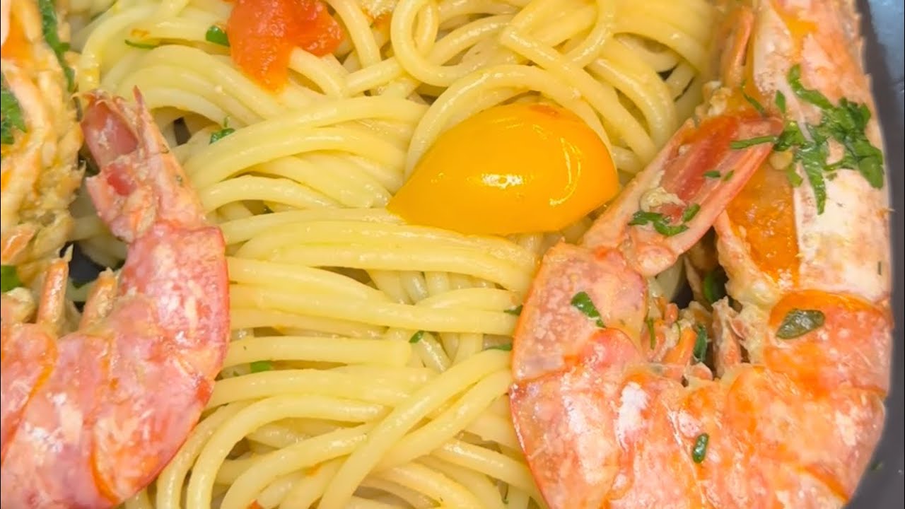 spaghetti ai gamberoni