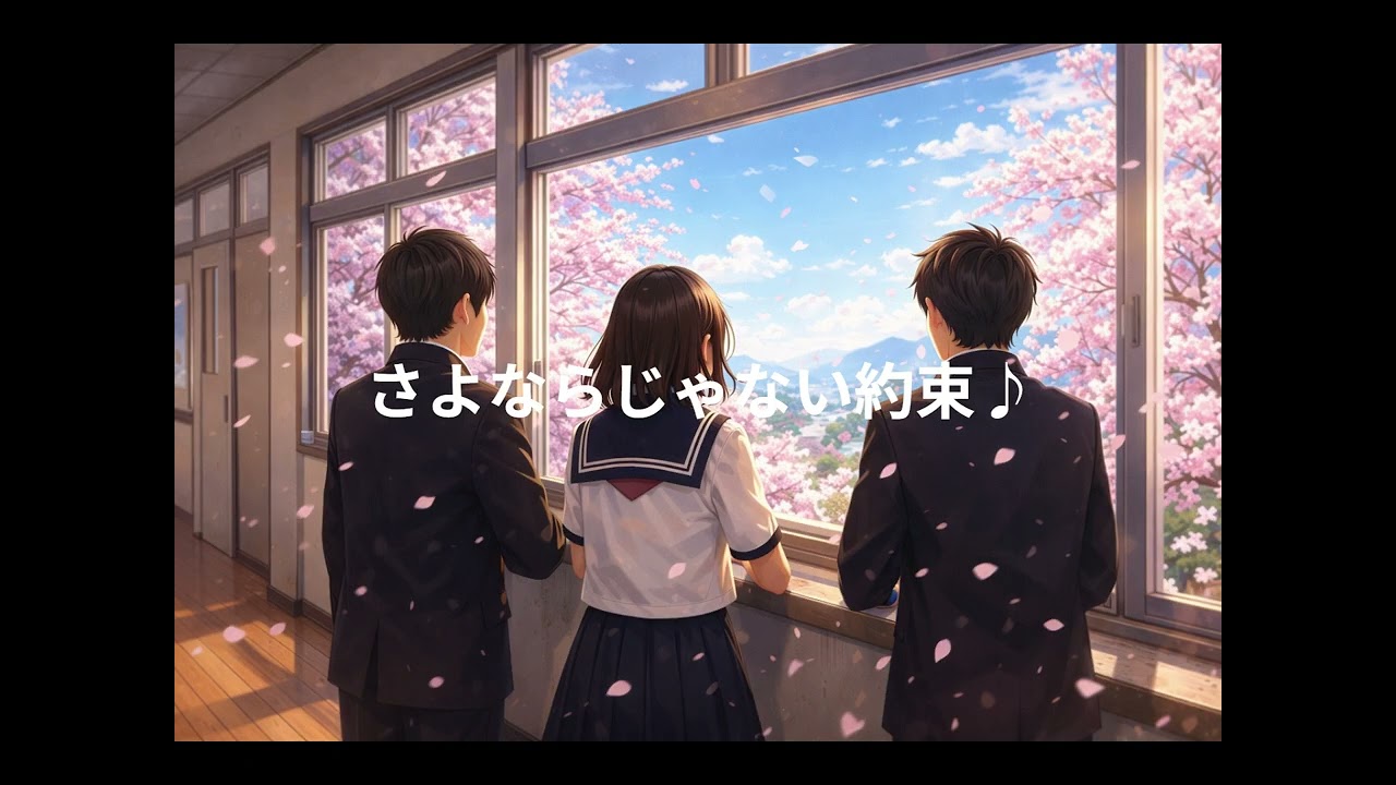 【心に残る卒業ソング】さよならじゃない約束♪・・・音楽が大好きなあなたへ。心に染みるJ-POPをお届けします。この春に、卒業される人への応援ソングとして、作成しました。是非、聞いてみて下さい。