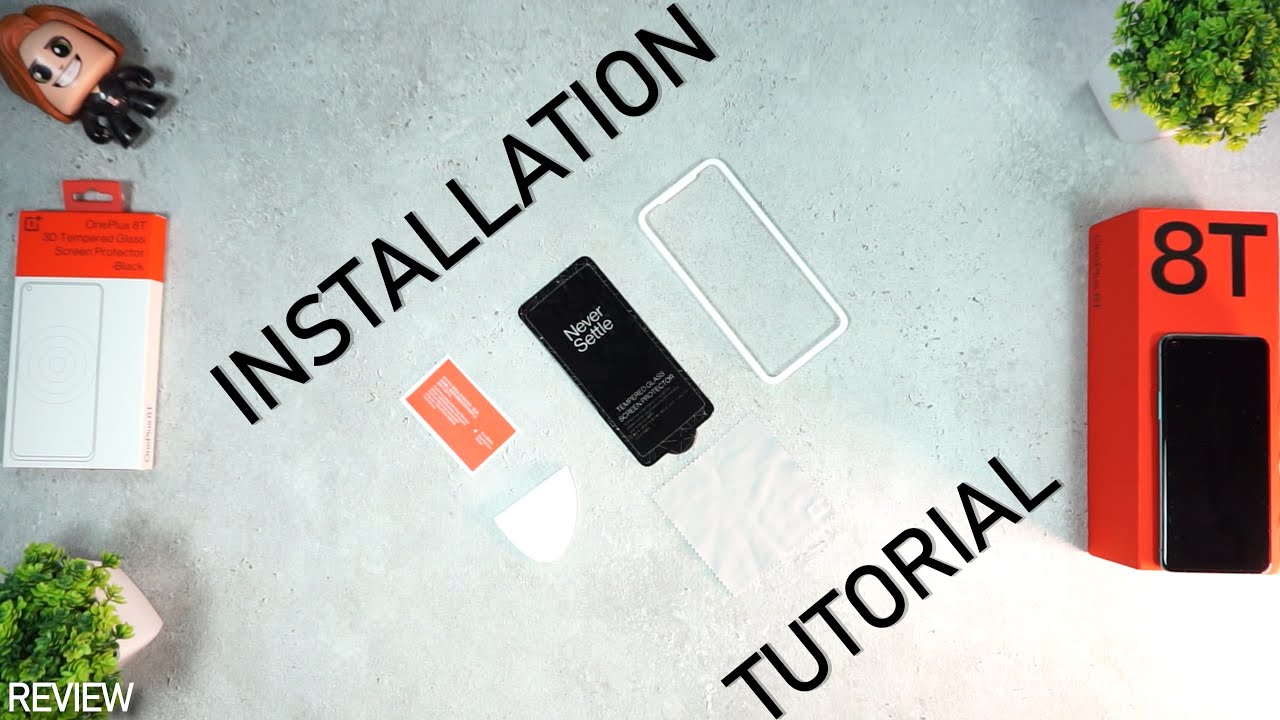 OnePlus 8T 3D Tempered Glass Installation - Like a Boss !