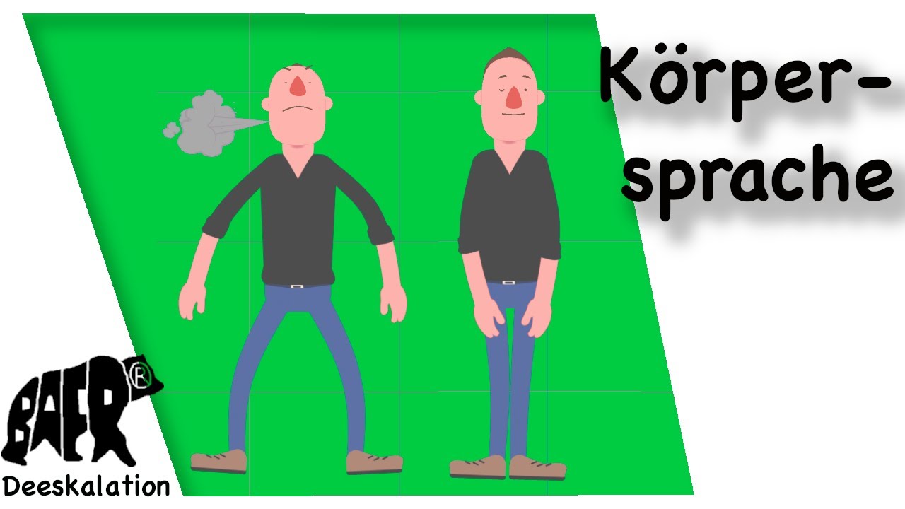 Deeskalation - K&ouml;rpersprache, aggressiv und &auml;ngstlich