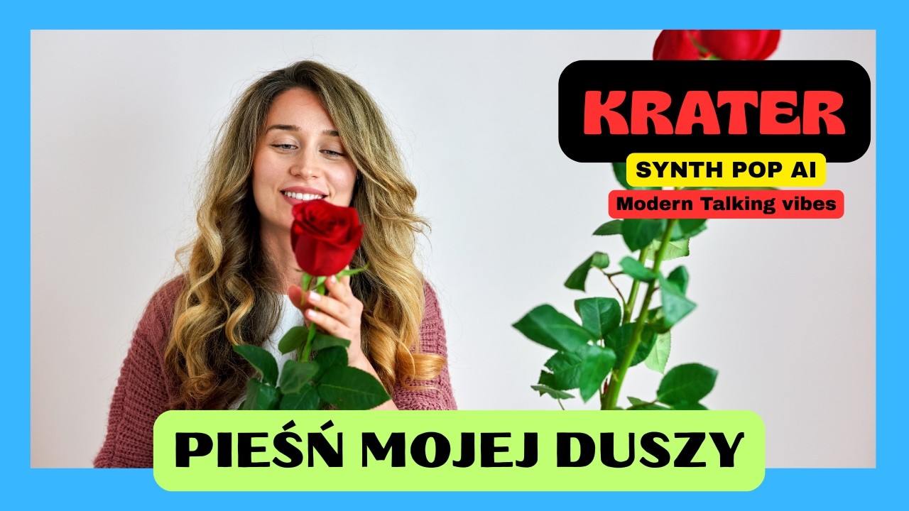 Krater - Pieśń mojej duszy (Official Video) Synth Pop Disco AI | Inspired by Modern Talking