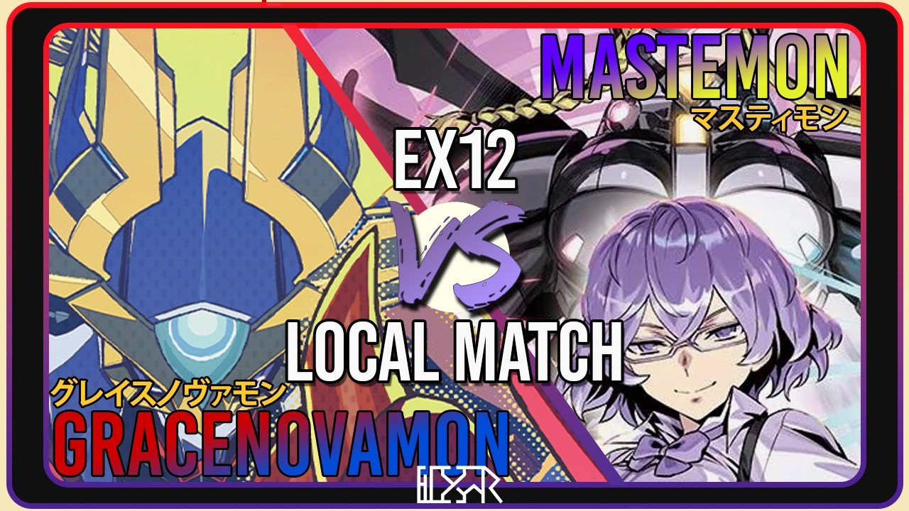 GraceNovamon vs Mastemon [Digimon TCG EX12 Turniej Lokalny] Komentarz do meczu