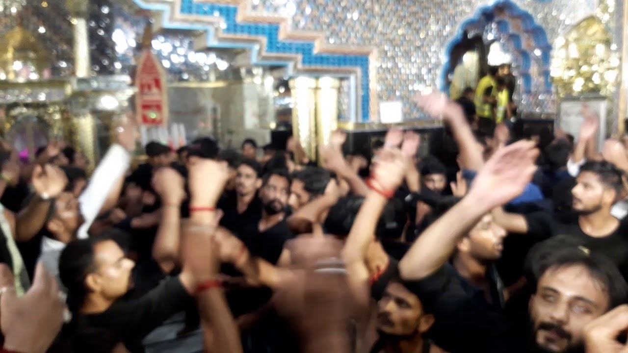9 Muharram Shab-e-Ashur Ya Sakina Ya Abbas Dargah Hazrat Abbas Lucknow India 🇮🇳 9/9/2019 Part 01