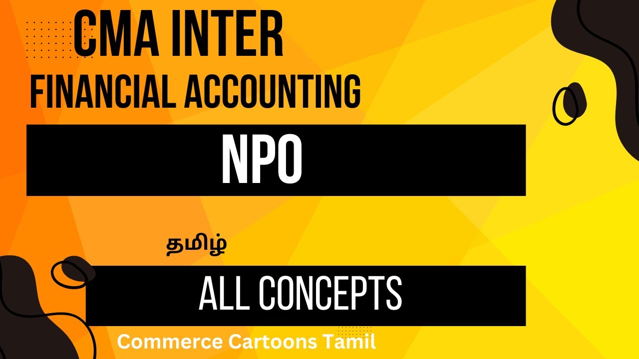Пересмотр CMA Inter Financial Accounting NPO на тамильском языке / Некоммерческие организации / N...