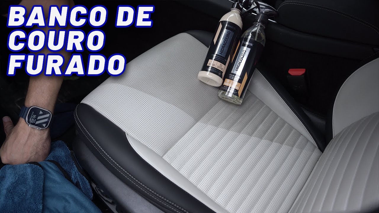 COMO CUIDAR DE BANCO DE COURO FURADO | SEM CORTE!