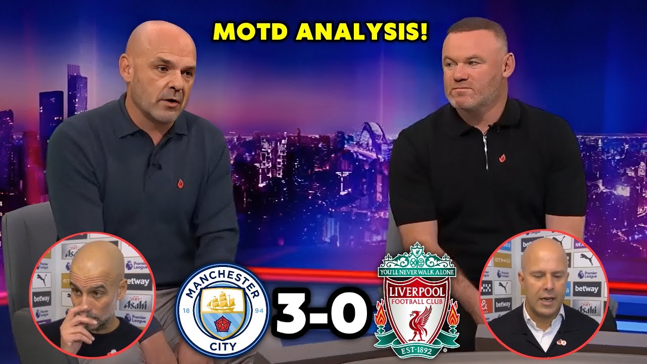 MOTD Man City vs Liverpool 3-0 Etihad Disaster: How Man City Tore Liverpool Apart!