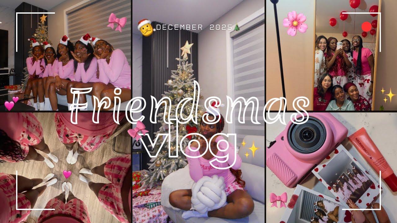 Friendsmas VLOG: Dance, music, food, good vibes & good company💕🌸🎄🎅