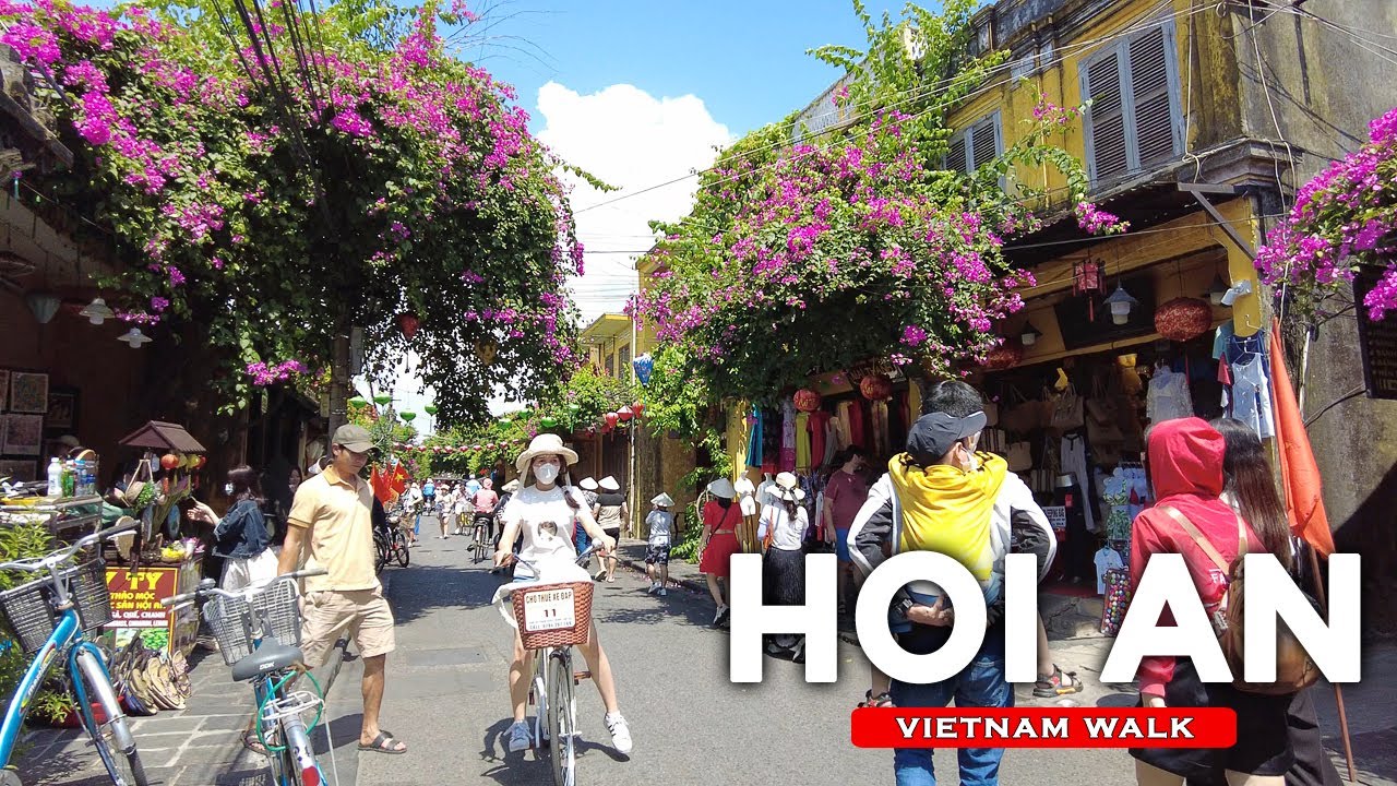 Пешеходная экскурсия по Хойану (4K) - Древний город Хойан, объект Всемирного наследия ЮНЕСКО.