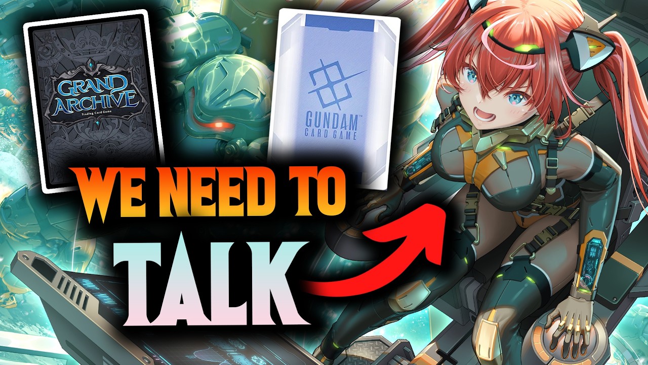 I need to talk about what's going on. NEW Mecha Merch, Gundam Card Game, Grand Archive & the Future
