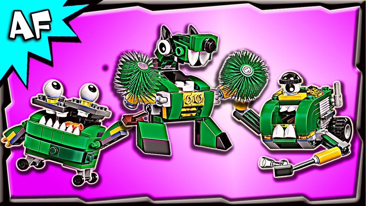 Lego Mixels TRASHOZ Series 9 Gobbol, Sweepz, Compax Build Review 41572, 41573, 41574