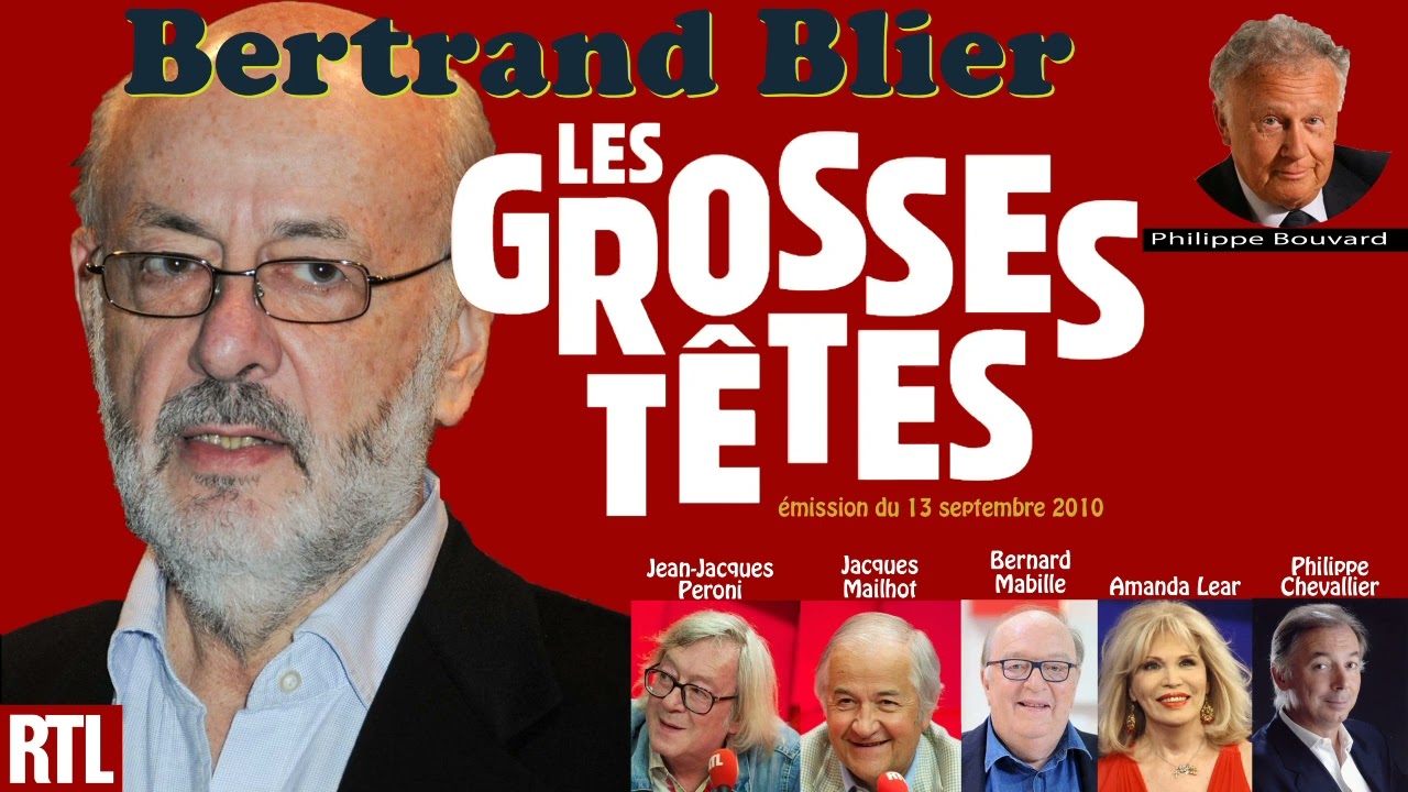 Bertrand Blier aux grosses t&ecirc;tes (13 septembre 2013)