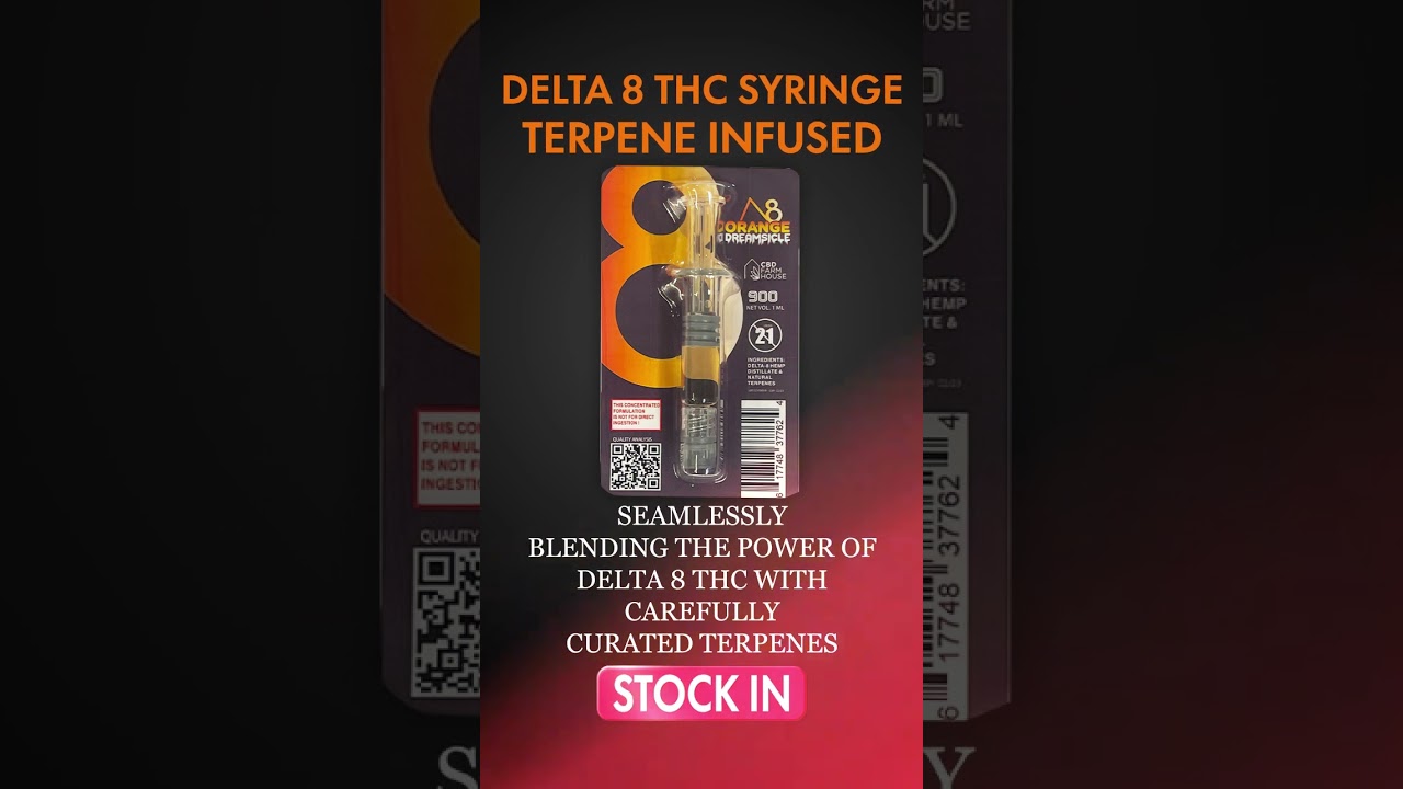 D-8 THC Syringe Terpene Infused #smokeshop #smokeshopdallas #delta8syringe #delta #24SevenShop
