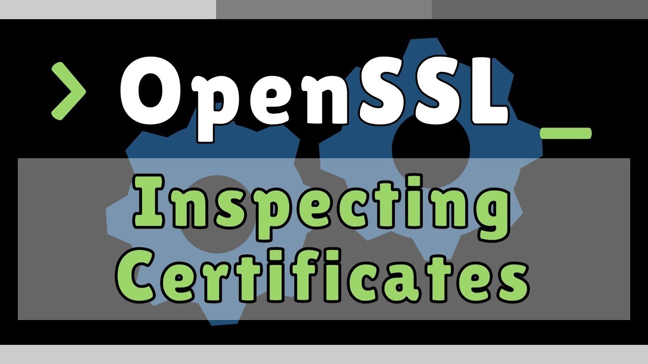 Looking inside an SSL Certificate with OpenSSL