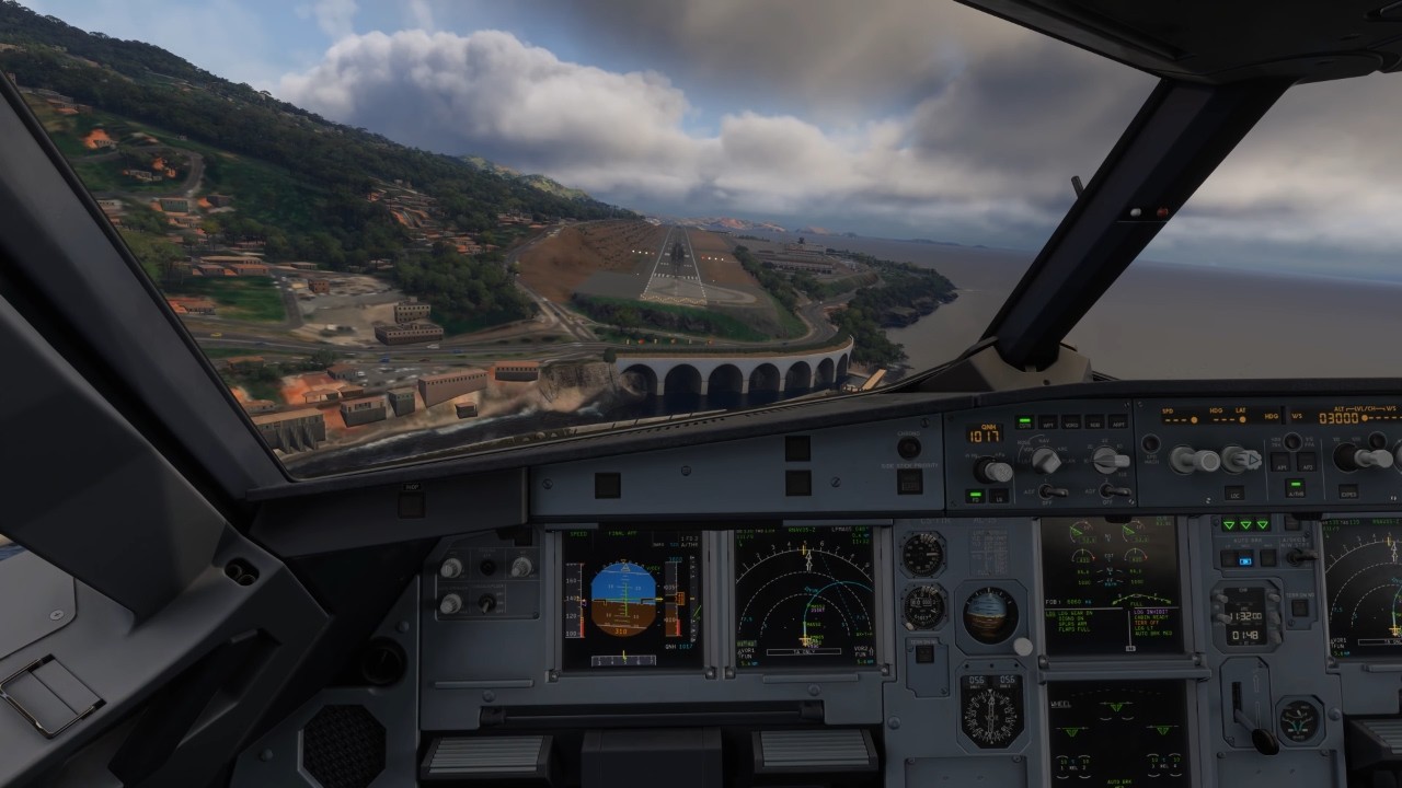 MSFS2024 Arrival into Madeira A319