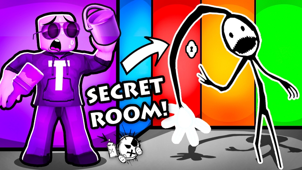 Я нашёл все секретные комнаты второй главы Color or Die! | Roblox