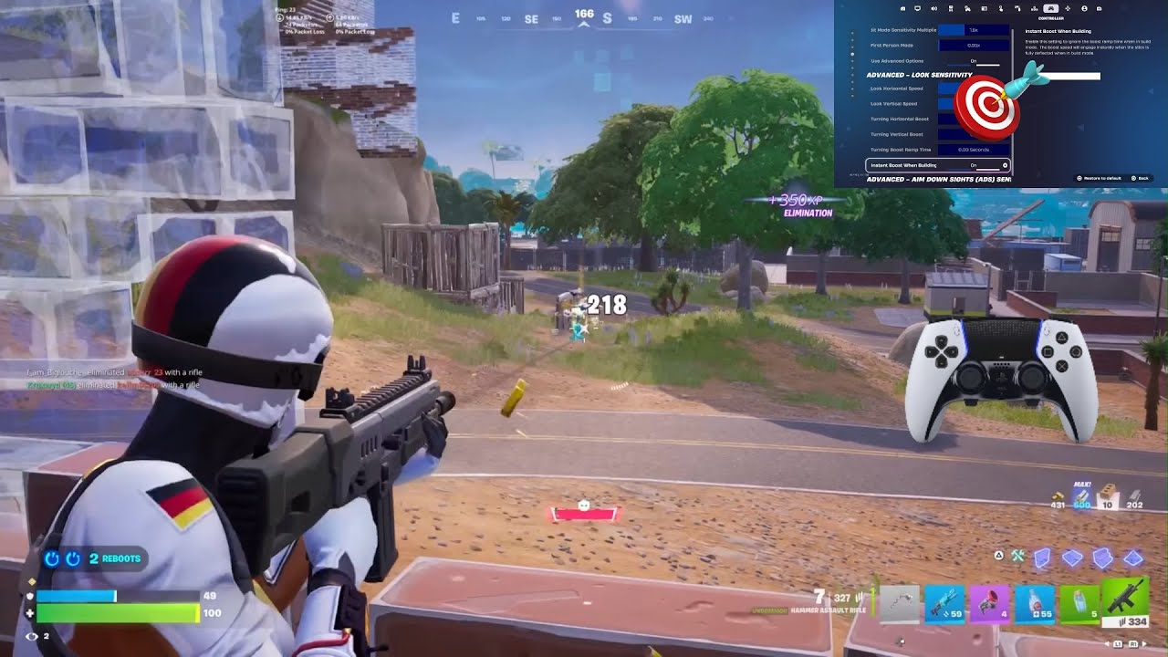 NEW BEST Controller SETTINGS + Sensitivity For Fortnite Chapter 7 Season 1! (PS4/PS5/XBOX/PC)