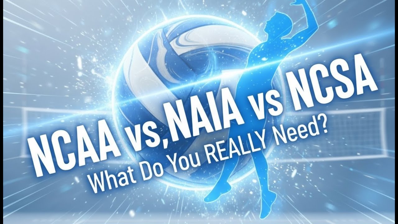 NCAA vs NAIA vs NCSA vs University Athlete: What Volleyball Recruits & Families NEED to Know!