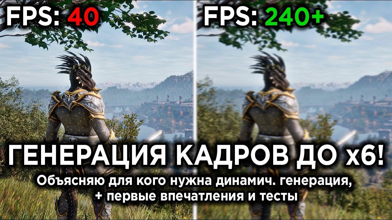 Обзор DLSS 4.5 (Динамическая генерация кадров) &mdash; разбираемся в чём суть и тестируем новую технологию