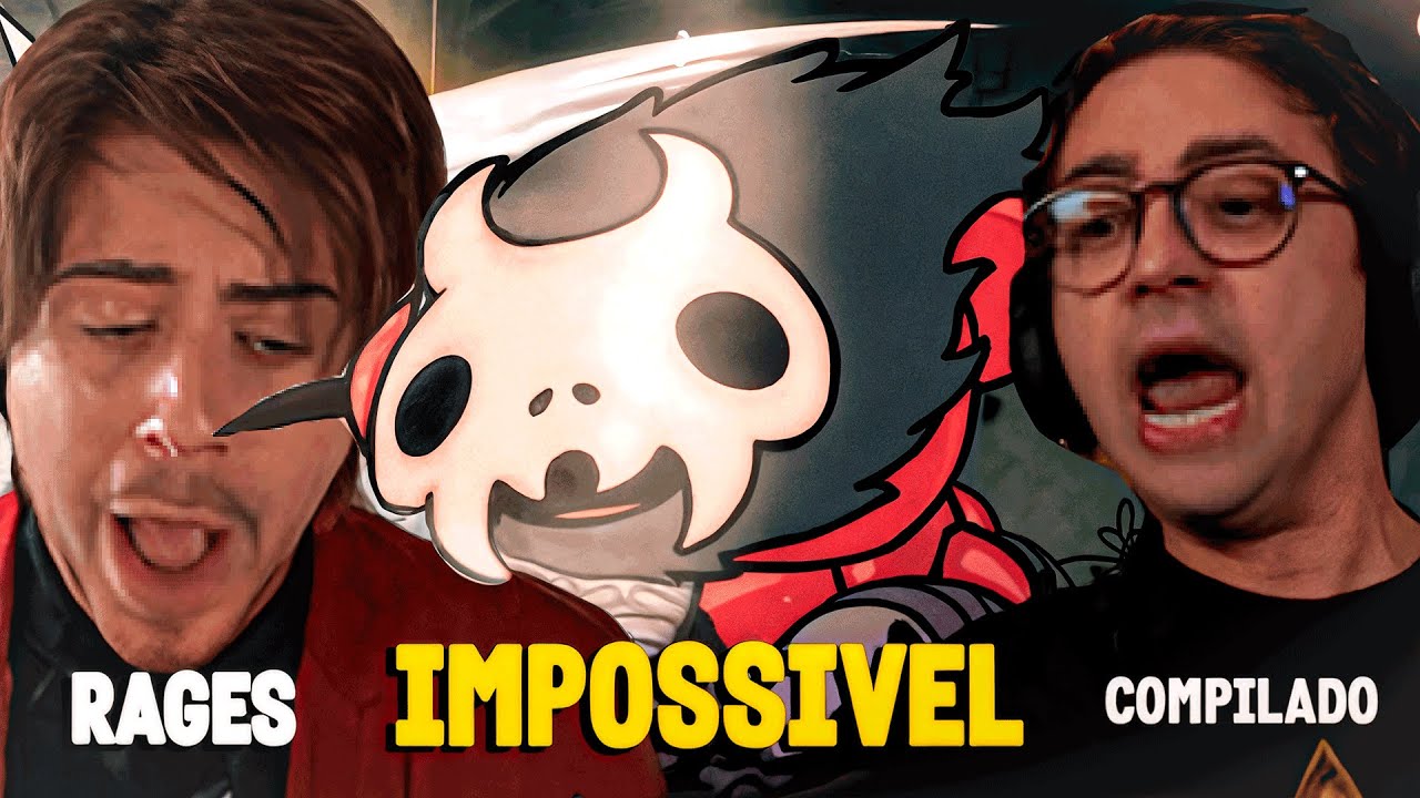 O MINI BOSS IMPOSS&Iacute;VEL DE SILKSONG que FEZ ALANZOKA, CELLBIT E  STREAMERS TILTAREM #hollowknight