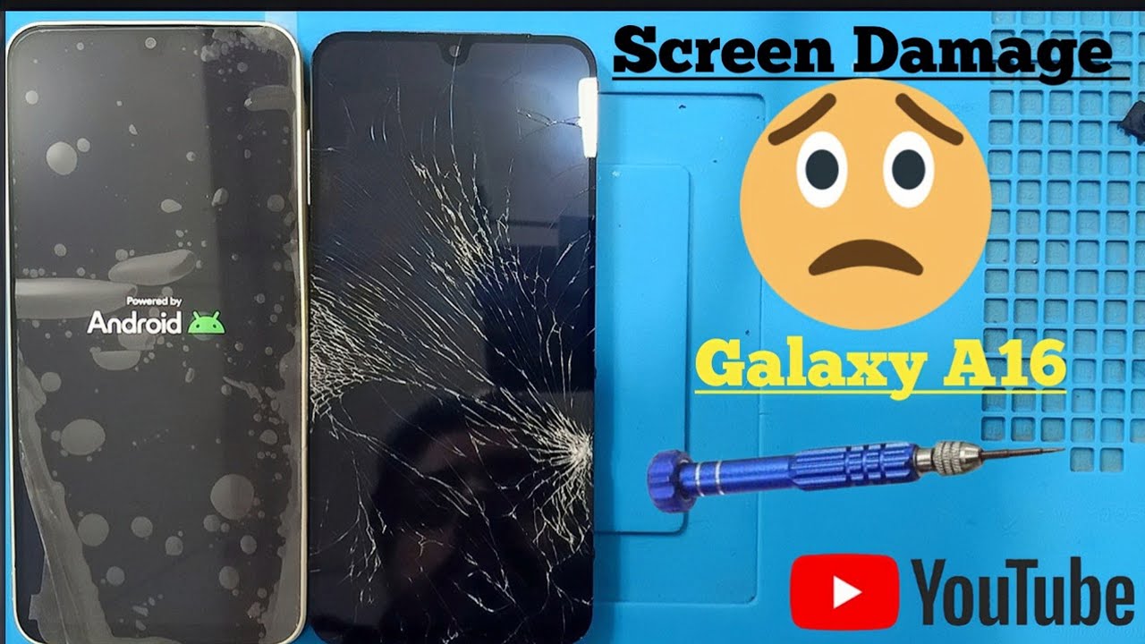 Samsung Galaxy A16 5G Display Damage / Replacement & disassembly phone repair video